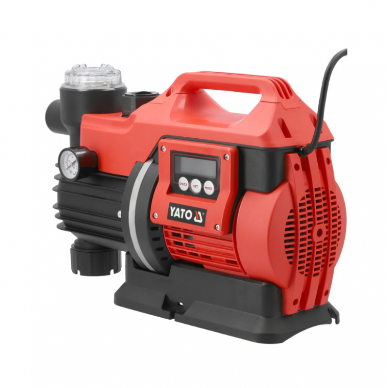 Υδροφορητική αντλία με φίλτρο YATO, 850 W, 3600 L/h, 3.8 bar, YT-85371