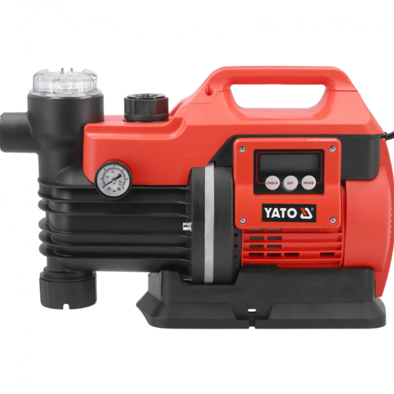 Υδροφορητική αντλία με φίλτρο YATO, 850 W, 3600 L/h, 3.8 bar, YT-85371