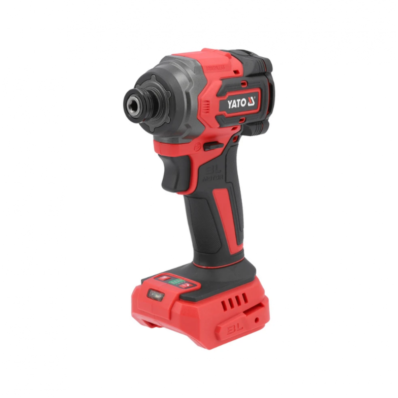 Επαναφορτιζόμενο Παλμικό Κατσαβίδι Brushless YATO YT-82799, 18V, 1/4", Χωρίς Μπαταρία