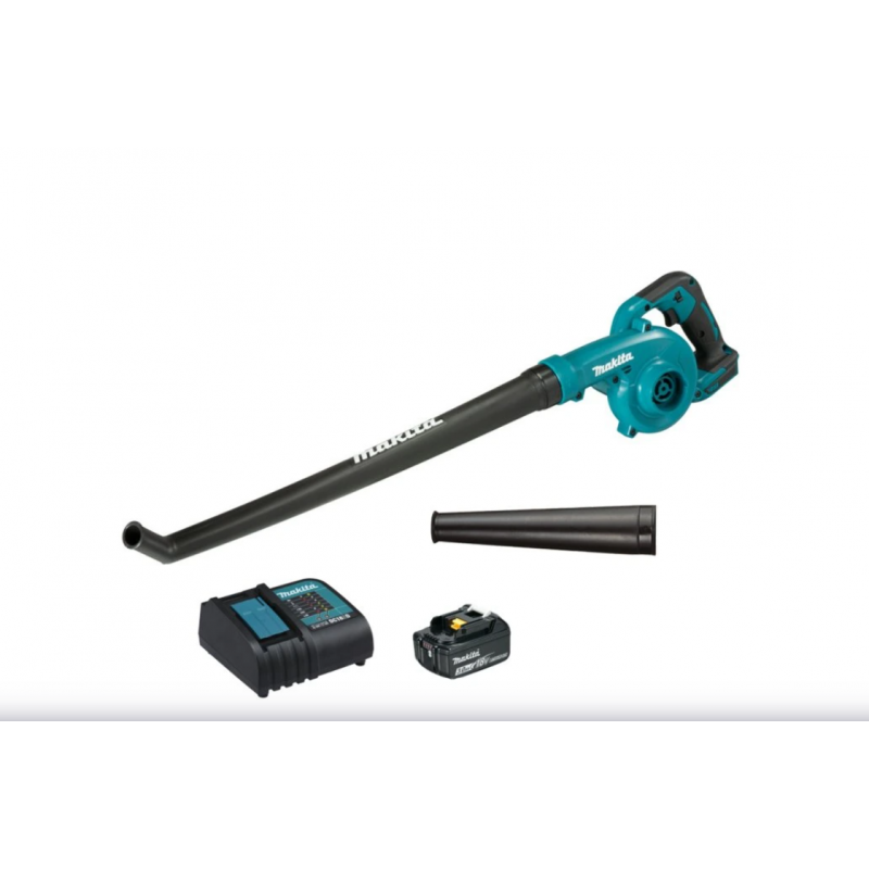 Ασύρματος Φυσητήρας Makita DUB186SFX1 LXT, 18V, 3Ah, 3.2 m³/min, με 2 ακροφύσια, μπαταρία και φορτιστής