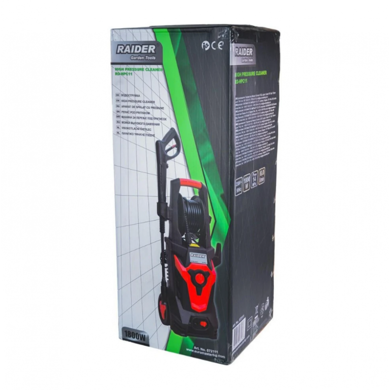 Ηλεκτρικό Πλυστικό Μηχάνημα Raider RD-HPC11, 1800 W, 140 bar, 6 l/min