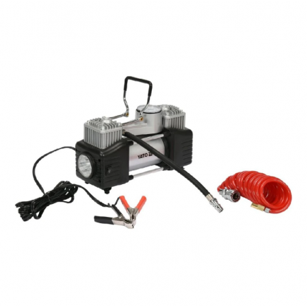 Αεροσυμπιεστής ελαστικών με φως LED, YATO, YT-73462, 250 W