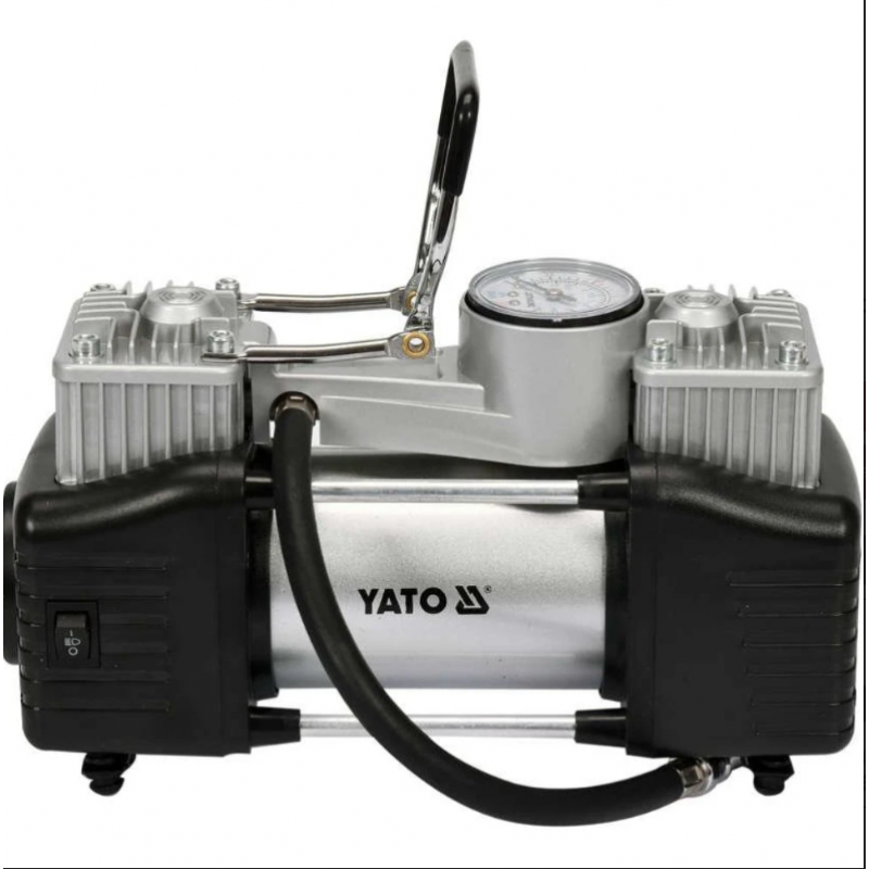 Αεροσυμπιεστής ελαστικών με φως LED, YATO, YT-73462, 250 W