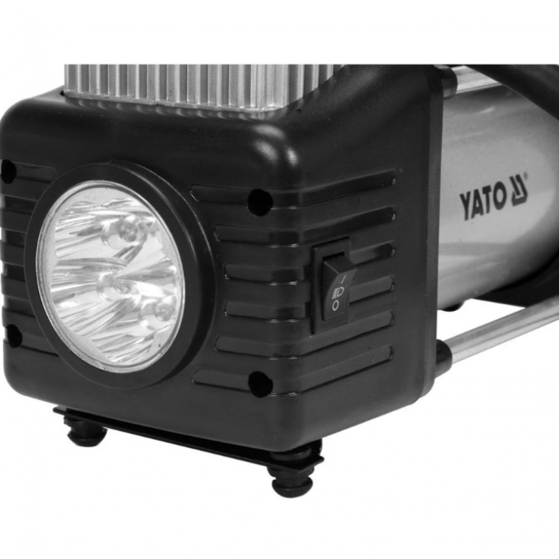 Αεροσυμπιεστής ελαστικών με φως LED, YATO, YT-73462, 250 W