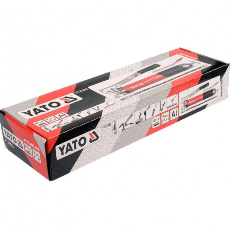 Χειροκίνητη αντλία γράσου YATO, 800 ml, YT-07043