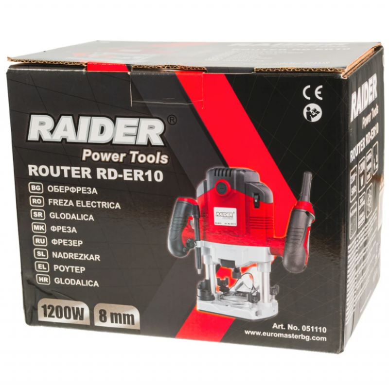 Φρέζα Χειρός Raider RD-ER10 1200W με Τσοκ 8 mm