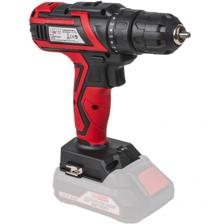 Δραπανοκατσάβιδο Μπαταρίας Raider R20 Solo 20V – 2 Ταχυτήτων, 44 Nm, Τσοκ 10 χλστ – Κωδικός: 030234