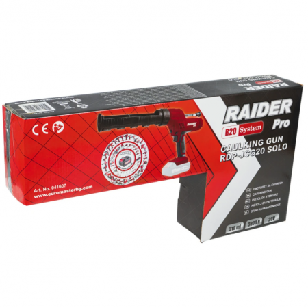 Πιστόλι Σιλικόνης Μπαταρίας Raider R20 RDP-JCG20 – 310 ml, 3800N, Μεταβλητή Ταχύτητα | 041607