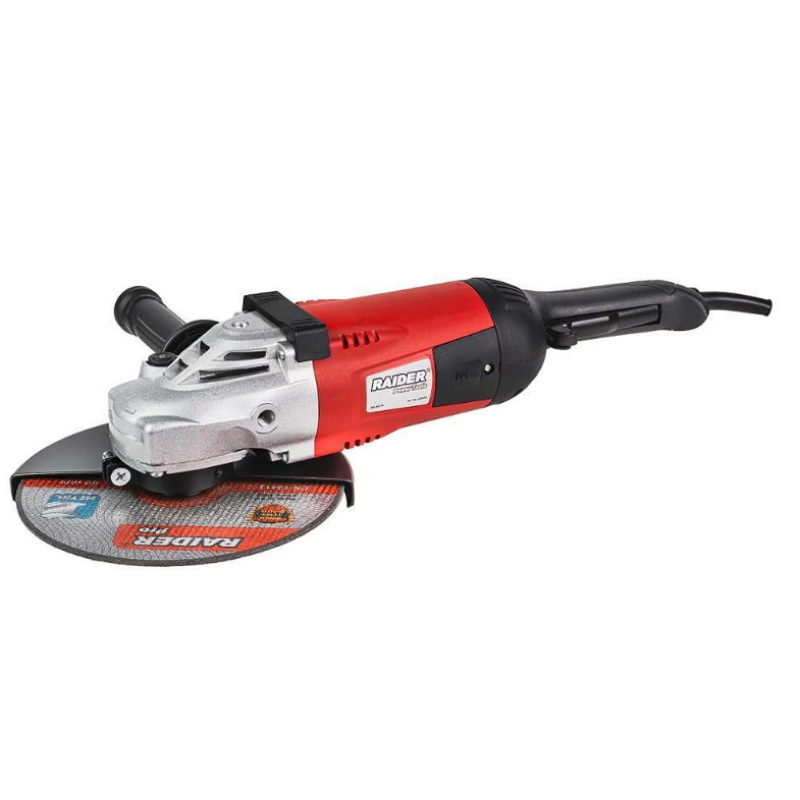 Ηλεκτρικός γωνιακός τροχός Raider RD-AG78, 2400 W, 230 χλστ., με ομαλή εκκίνηση