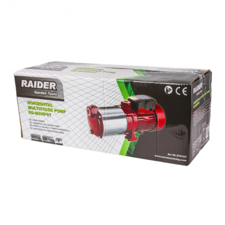 Αντλία νερού Raider RD-MSWP87 6T, 1", 1350 W, 70 μ, 90 λ/λεπτό