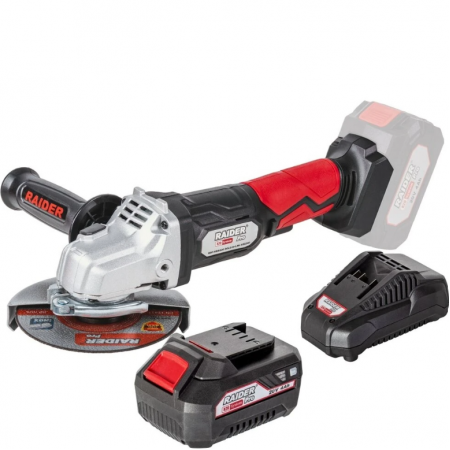 Επαναφορτιζόμενος Γωνιακός Τροχός RDP-KBAG20 Set Raider, 20V, Κωδικός 030242