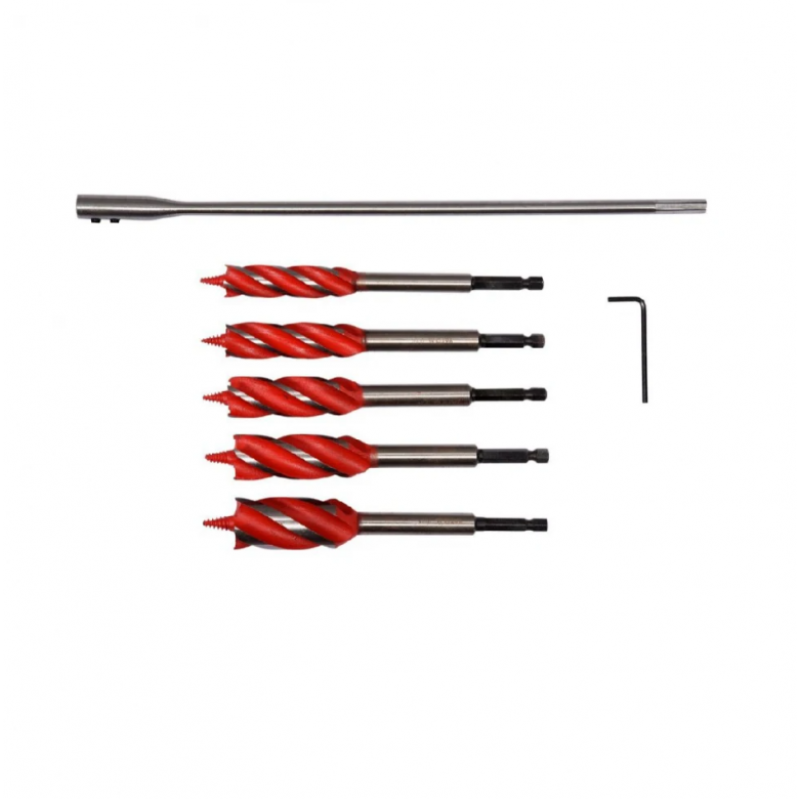 Σετ Τρυπανιών Ξύλου με Επέκταση YATO YT-44693, Ø16–25 mm, 7 Τεμαχίων
