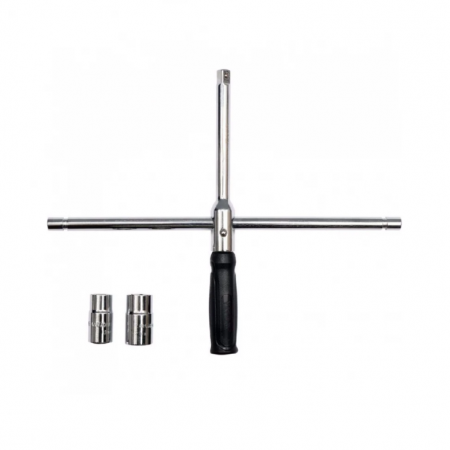 Διπλωτός σταυρος  YATO YT-08035 με τσάντα – 1/2", 17, 19, 21, 23 mm
