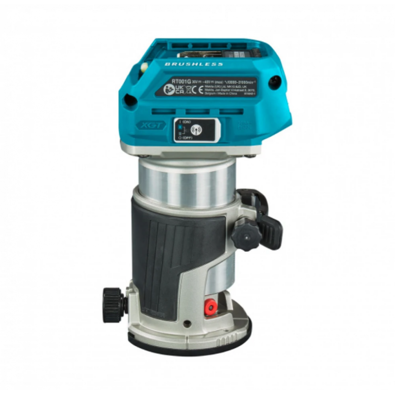 Makita RT001GZ18 – Επαγγελματικό επαναφορτιζόμενο παλμικό φρεζάκι 40V XGT, 6-8 mm, με βαλίτσα (χωρίς μπαταρία και φορτιστή)