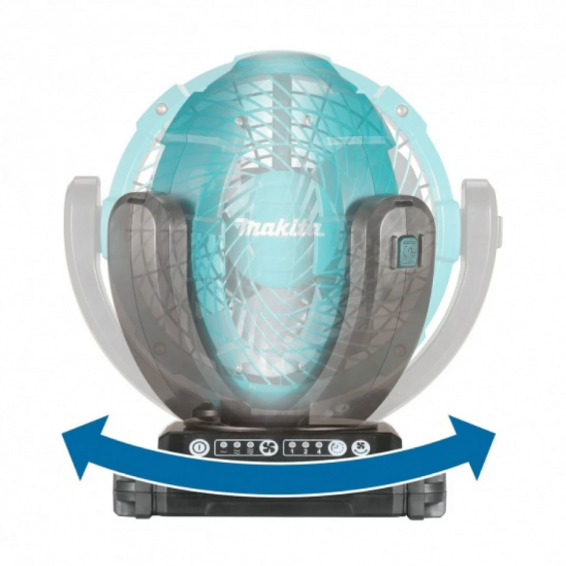 Ασύρματος ανεμιστήρας Makita DCF102Z, 18 V, 4.6 m³/λεπτό, 18 εκ., χωρίς μπαταρία και φορτιστή