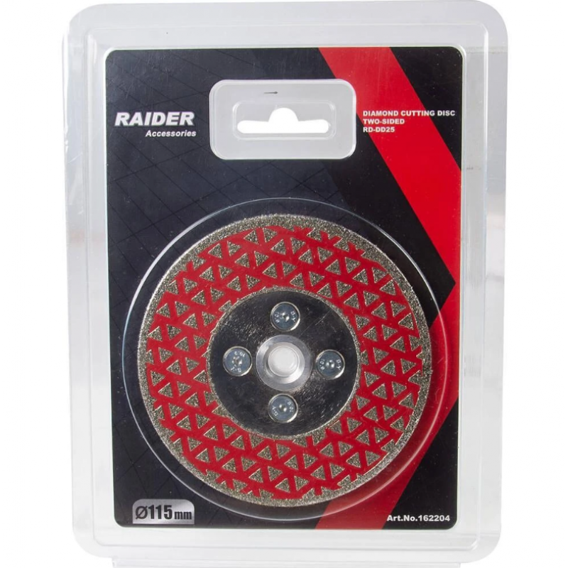 Δίσκος Διαμαντένιος Λείανσης Raider RD-DD25  M14, 115x22.2 mm, Διπλής Όψης – Κωδ. 162204 