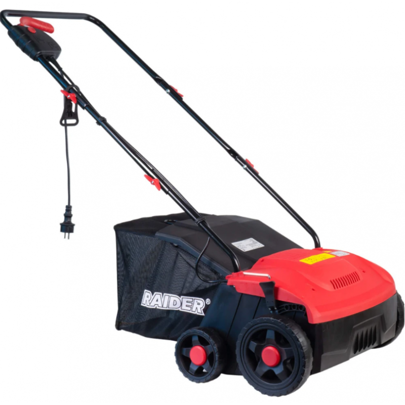 Αεριστήρας γκαζόν 2 σε 1 Raider RD-ESC01, 1400 W, 32 εκ., 30 λίτρα, με 2 κυλίνδρους, 075337