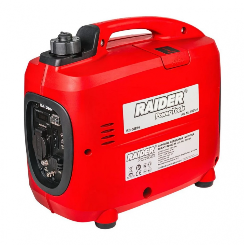 Ηλεκτρογεννήτρια Βενζίνης Inverter Raider 1.2 kW, Αθόρυβη – 090124