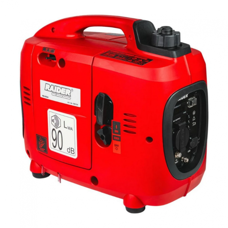 Ηλεκτρογεννήτρια Βενζίνης Inverter Raider 1.2 kW, Αθόρυβη – 090124