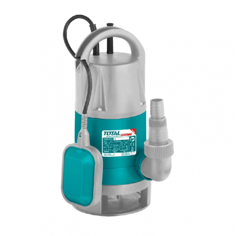 Βυθιζόμενη αντλία λυμάτων TOTAL TWP87501, 216 L/min, 750 W, 1"