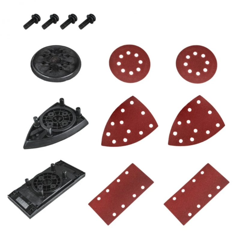 Τριβείο 3 σε 1 Multi Raider 300W Ø125mm / 90x187mm με ρύθμιση στροφών και βαλίτσα RD-MSA30, 040410