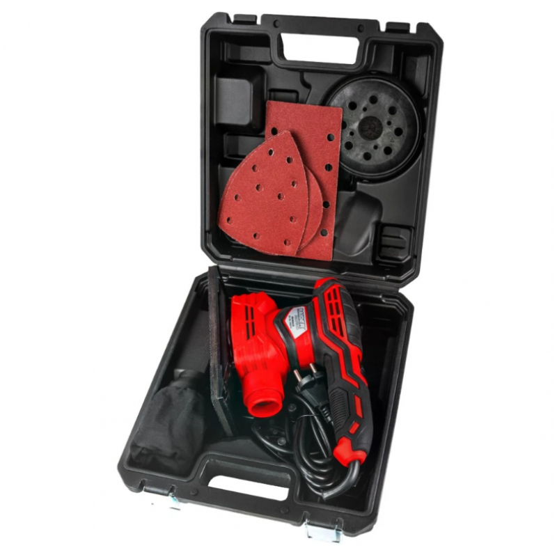 Τριβείο 3 σε 1 Multi Raider 300W Ø125mm / 90x187mm με ρύθμιση στροφών και βαλίτσα RD-MSA30, 040410