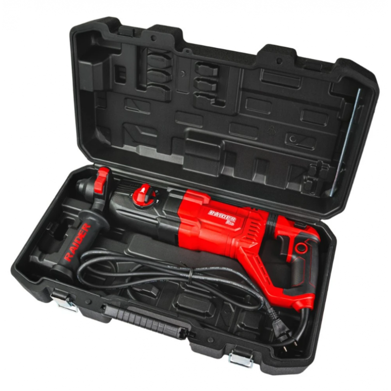 Περφορατέρ Raider 1050W 3,4kg 30mm 3,4J 4 λειτουργιών με βαλίτσα RDP-HD63 – Κωδικός 013140
