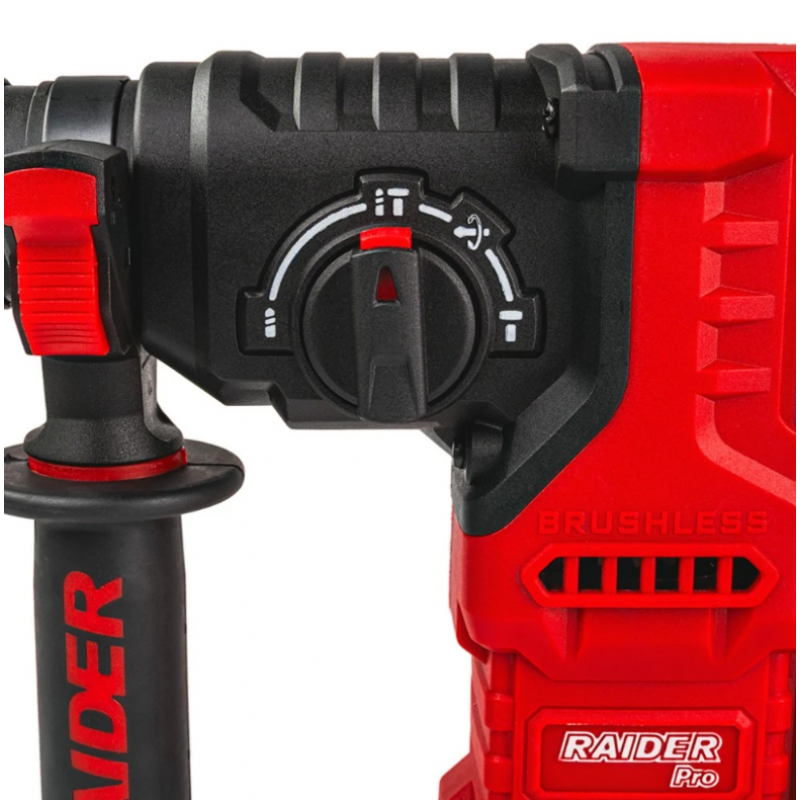 Περφορατέρ χωρίς ψήκτρες Raider SDS+ 26mm 3J 4 λειτουργιών Solo RDP-BBRH20 – Κωδικός 030193