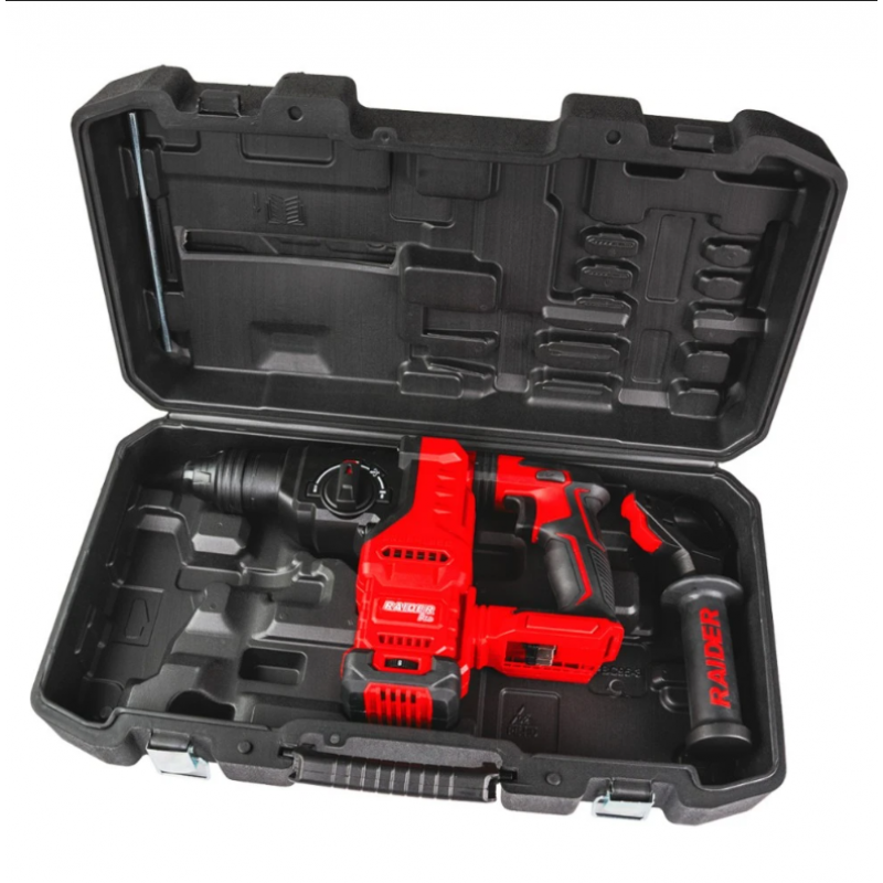 Περφορατέρ χωρίς ψήκτρες Raider SDS+ 26mm 3J 4 λειτουργιών Solo RDP-BBRH20 – Κωδικός 030193