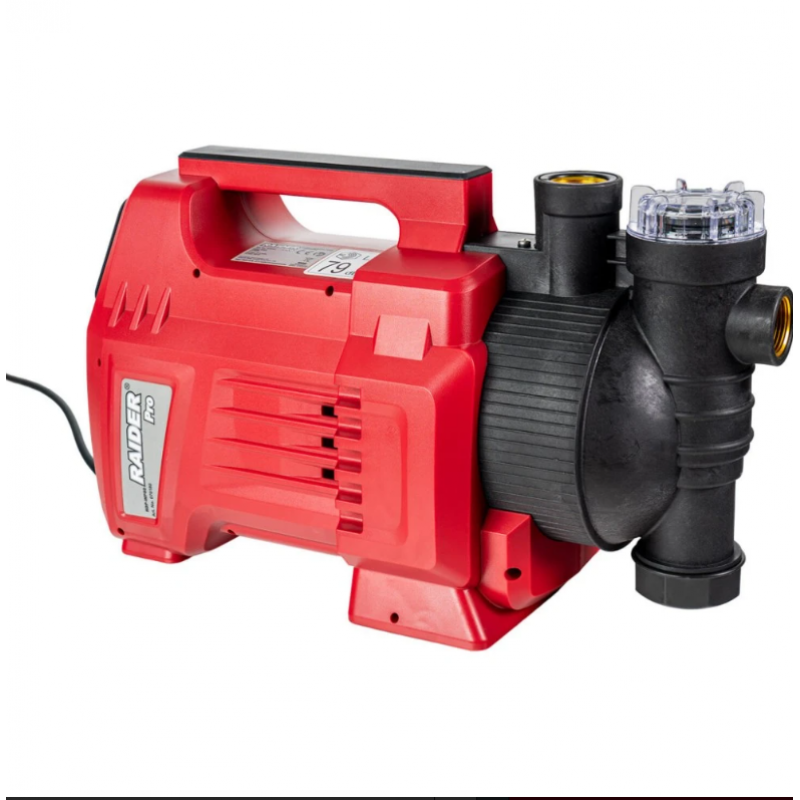 Αντλία νερού Raider RDP-WP80, 1", 1100 W, 45 m, 77 L/min, με οθόνη LCD