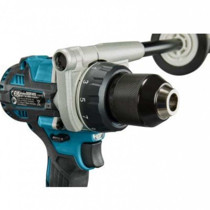 Ασύρματο δραπανοκατσαβίδι Makita DDF492RTJ, 18V Li-Ion, με 2 μπαταρίες 5Ah, μέγιστη ροπή 141 Nm, σε βαλιτσάκι.