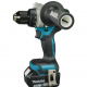 Ασύρματο δραπανοκατσαβίδι Makita DDF492RTJ, 18V Li-Ion, με 2 μπαταρίες 5Ah, μέγιστη ροπή 141 Nm, σε βαλιτσάκι.