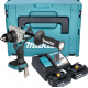 Ασύρματο δραπανοκατσαβίδι Makita DDF492RTJ, 18V Li-Ion, με 2 μπαταρίες 5Ah, μέγιστη ροπή 141 Nm, σε βαλιτσάκι.