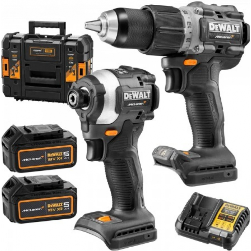 DeWALT DCK200MP2T-QW McLaren F1 XR – Σετ ασύρματων κρουστικών κατσαβιδιών 18V, 5Ah
