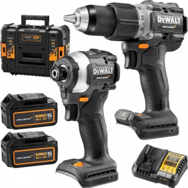 DeWALT DCK200MP2T-QW McLaren F1 XR – Σετ ασύρματων κρουστικών κατσαβιδιών 18V, 5Ah