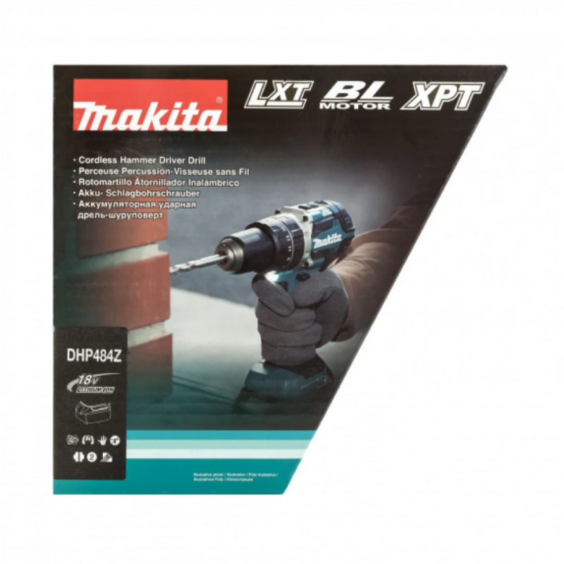 Ασύρματο Δραπανοκατσάβιδο Makita DHP484Z 18V (Χωρίς Μπαταρία και Φορτιστή)
