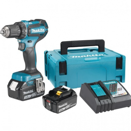 Ασύρματο Δραπανοκατσάβιδο Makita DDF485RFJ 18V, 50 Nm