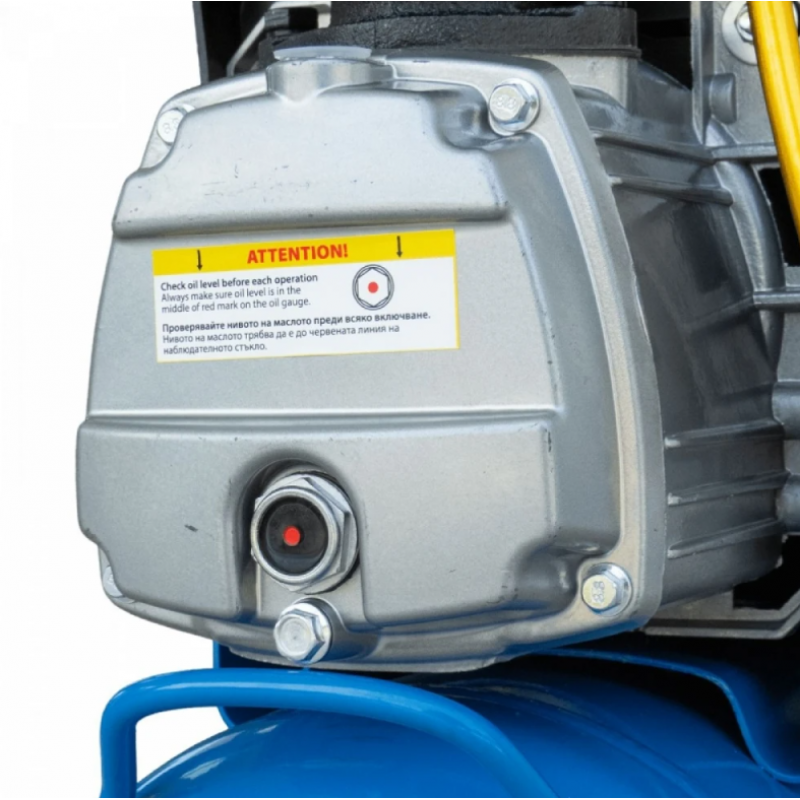 Μονοφασικός  Συμπιεστής Rapter RRHQ AC24D, 2 HP / 1,5 kW, 24 λίτρα, 8 bar, 192 l/min