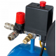Μονοφασικός  Συμπιεστής Rapter RRHQ AC24D, 2 HP / 1,5 kW, 24 λίτρα, 8 bar, 192 l/min