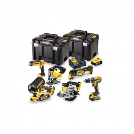 Σετ επαναφορτιζόμενων εργαλείων DeWalt DCK665P3T, 18 V