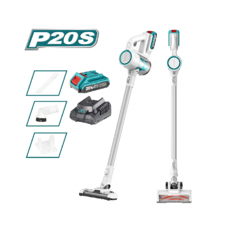 Ασύρματη ηλεκτρική σκούπα TOTAL, 120 W, 20 V, 2 Ah, TL TVLI2006