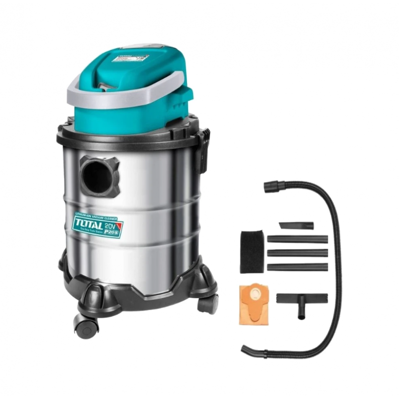 Σκούπα Μπαταρίας TOTAL 20V, 20L – Για Στεγνό και Υγρό Καθάρισμα, TL TVLI2005E