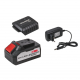 Σετ Επαναφορτιζόμενων Εργαλείων Raider RDP-BXS4, 20 V, 4 Ah με Μπαταρία, Φορτιστή και Αξεσουάρ, 030323