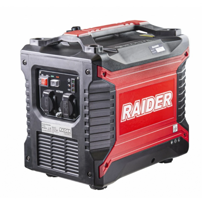 Μονοφασική βενζινοκίνητη inverter γεννήτρια Raider RD-GG10, 2,5 kW, 4L 09010