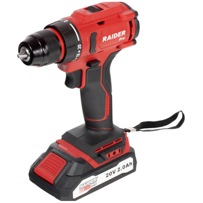 Σετ Επαναφορτιζόμενων Εργαλείων Raider PBCDI20 + SPAG20 R20 030238 – Δραπανοκατσάβιδο & Γωνιακός Τροχός