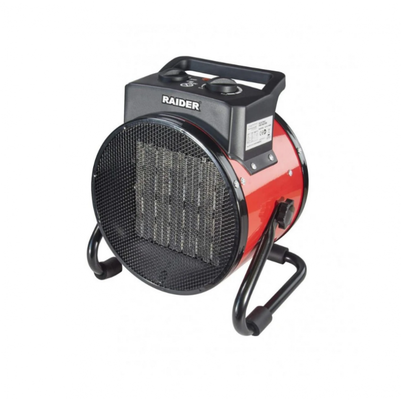 Ηλεκτρικός Μονοφασικός Θερμαντήρας Raider RD-EFH08, 3 kW, 150 m³/h, Κεραμικός, με Βάση, 078808