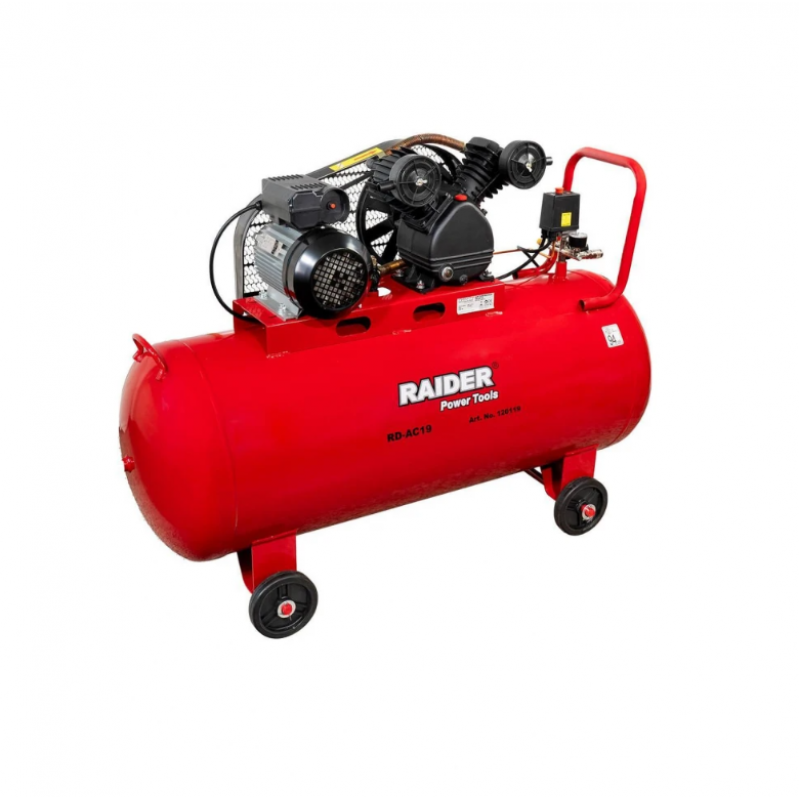 Μονοφασικός αεροσυμπιεστής Raider RD-AC19, 2.2 kW, 250 l/min