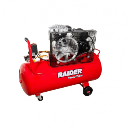 Μονοφασικός Αεροσυμπιεστής Raider RD-AC18, 1.8 kW, 320 λ/λ, 100 L