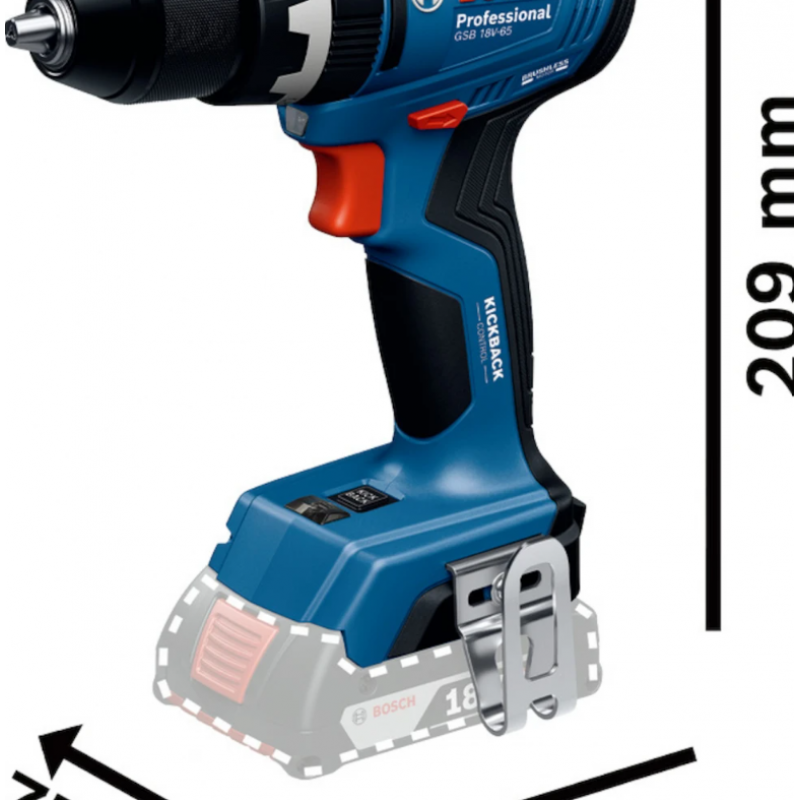 Σετ επαναφορτιζόμενων εργαλείων Bosch GBH 18V-26 + GWS 18V-11 + GSB 18V-65 + GSA 18V-Li – 18 V, 5 Ah