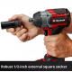 Επαναφορτιζόμενο Κρουστικό Καρυδάκι Einhell PROFESSIONAL TP-CW 18/750-C Li BL, 4510065